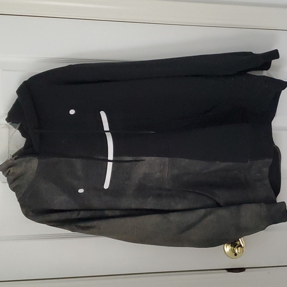 Dream Smile Color Block Bleached Pullover Hoodie - Picture 1 of 4